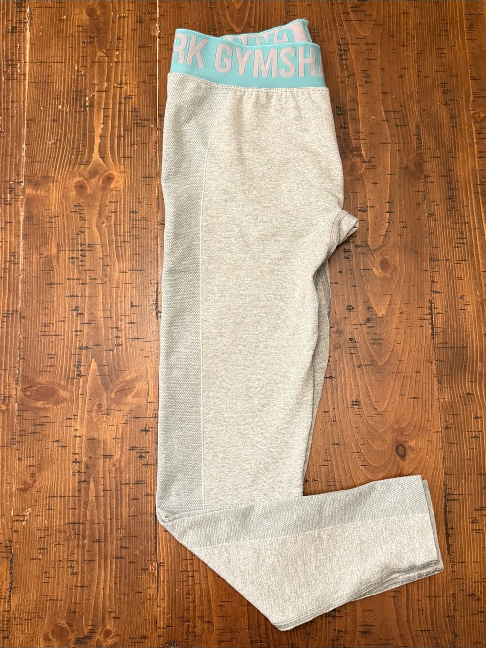 Gymshark Light Blue Yoga Pants Athletic Workout Leggings Size Large EUC